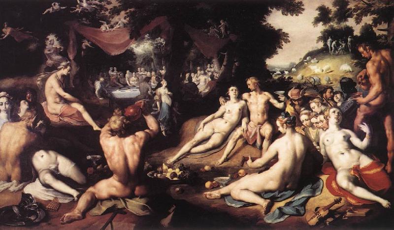 CORNELIS VAN HAARLEM The Wedding of Peleus and Thetis df Germany oil painting art